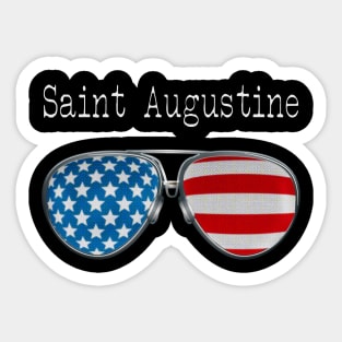 AMERICA PILOT GLASSES SAINT AUGUSTINE Sticker